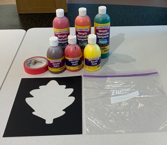 Sensational Craft: Mess-Free Leaf Painting, Fountaindale Public Library