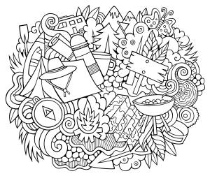 Teen Coloring Contest: July 10–23, 2023, Fountaindale Public Library