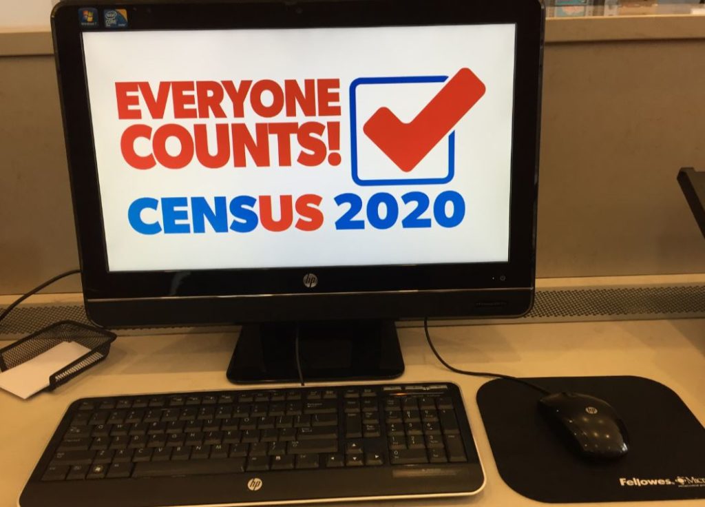 The Census Counts!  Complete Your Return Online or by Phone!, Fountaindale Public Library