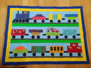 Train quilt