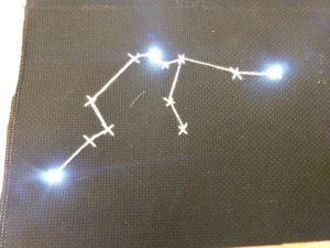 Constellation Cross Stitch with Creativebug, Fountaindale Public Library