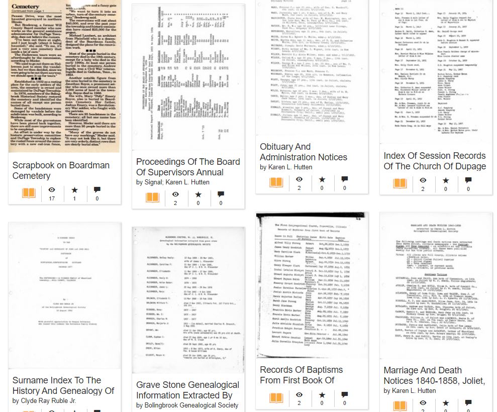 Digitizing DuPage Township School Legers and Rare Local Genealogy Records!, Fountaindale Public Library