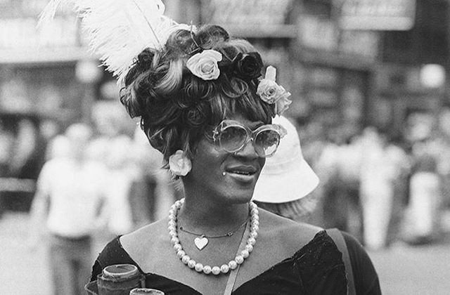 Black and White photo of Marsha P. Johnson