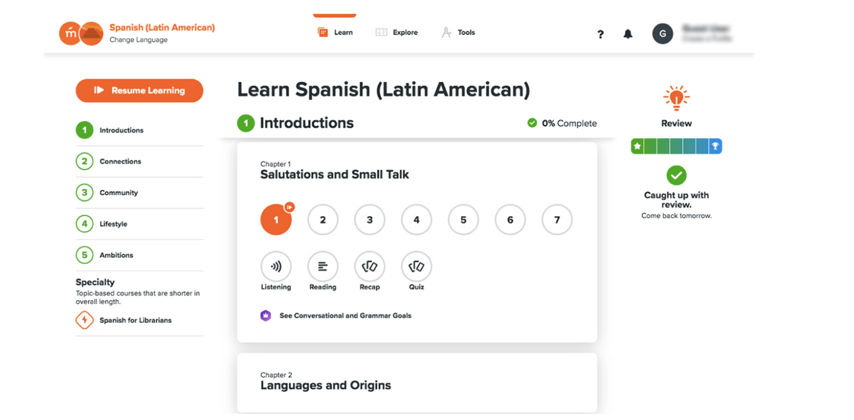 Mango Languages: Linguistic Learning at Your Own Pace, Fountaindale Public Library