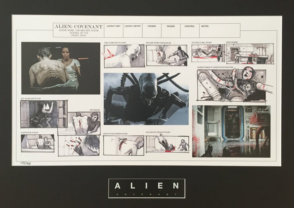 Ridley Scott and the Art of Storyboarding, Fountaindale Public Library