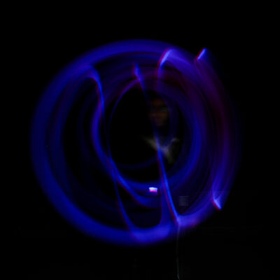 Teen Light Painting, Fountaindale Public Library