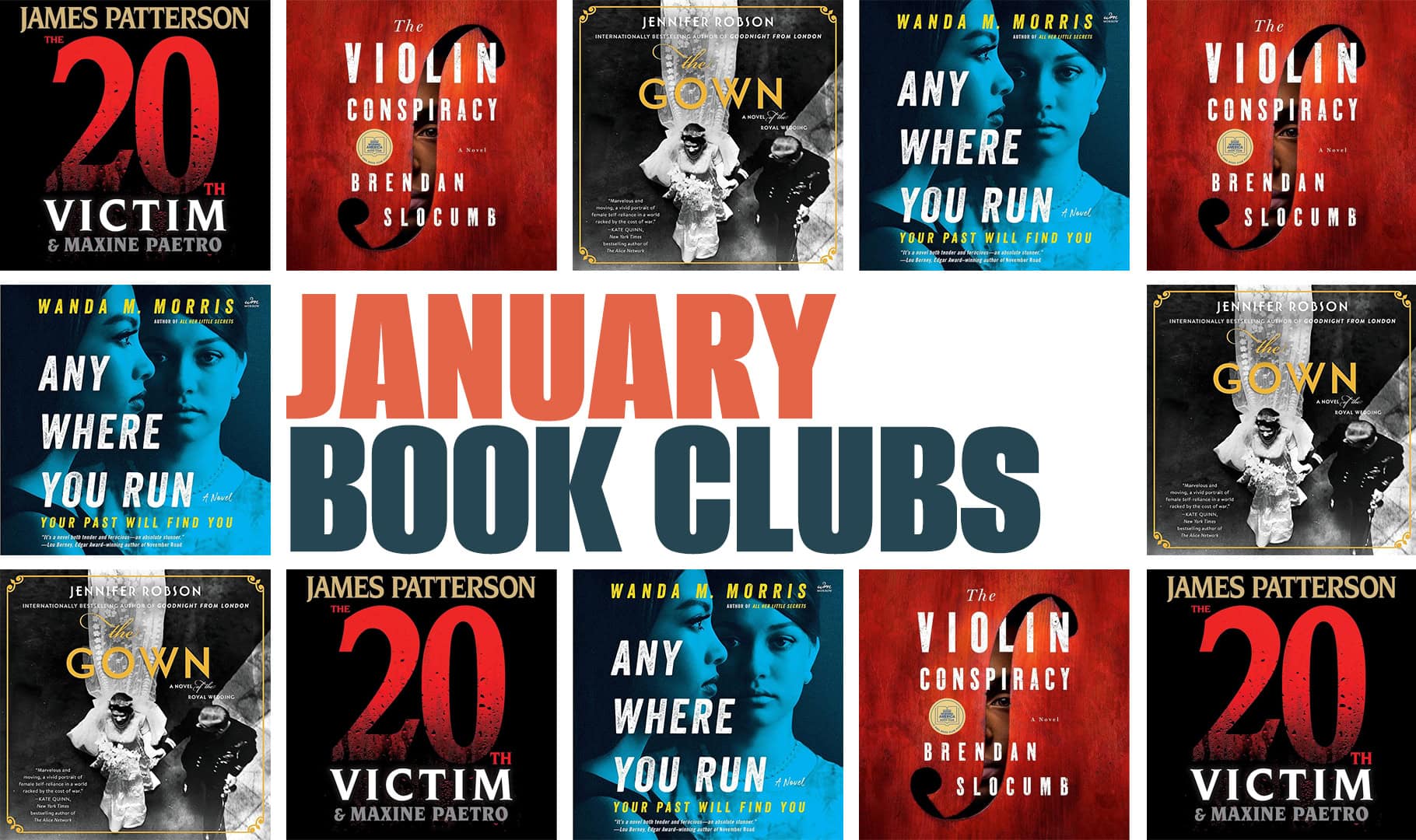 January Book Selection Book Club Selections for January 2026 - Fountaindale Public Library