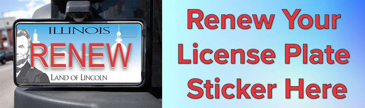 License Plate Renewal, Fountaindale Public Library
