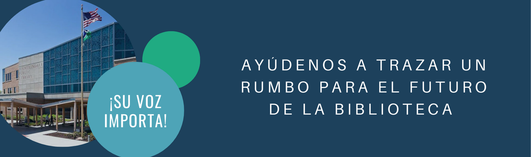 Su Voz Importa: Complete Nuestra Encuesta, Fountaindale Public Library