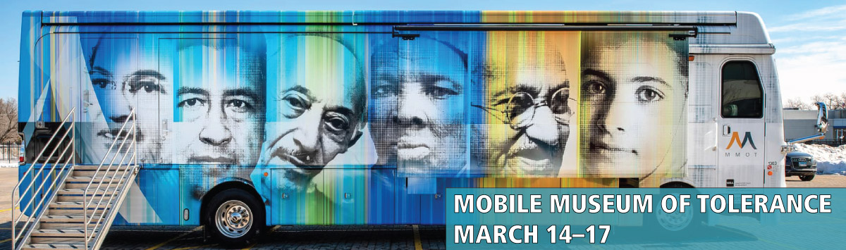 Visit the Mobile Museum of Tolerance: March 14–17, Fountaindale Public Library