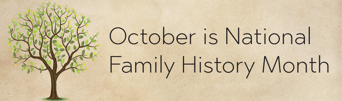 October is National Family History Month, Fountaindale Public Library