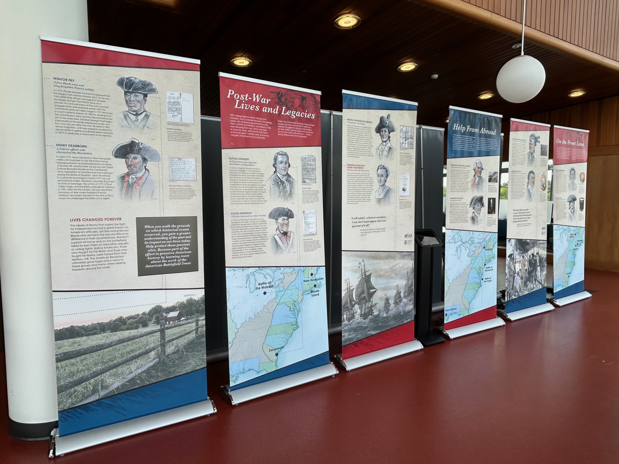 The American Revolution Experience Traveling Exhibit (August 4–15)