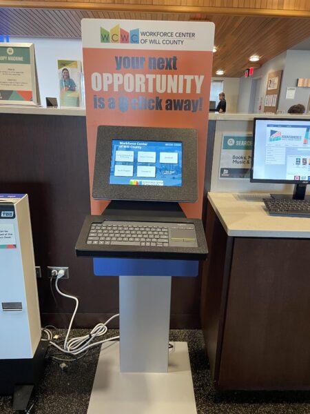 Will County Workforce Kiosk: Jobs and More, Fountaindale Public Library