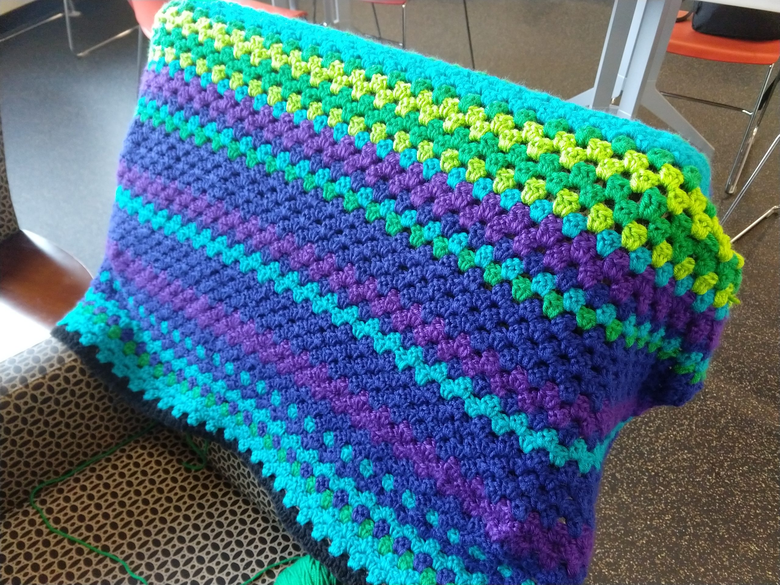 Crocheting a Temperature Blanket, Fountaindale Public Library