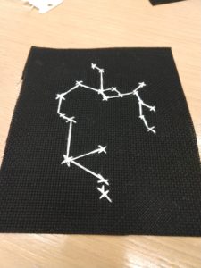 Constellation Cross Stitch with Creativebug, Fountaindale Public Library