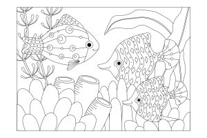 Teen Coloring Contest: July 11–25, 2022, Fountaindale Public Library