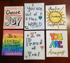 Spread Kindness with Good Vibe Cards &#038; Window Displays, Fountaindale Public Library