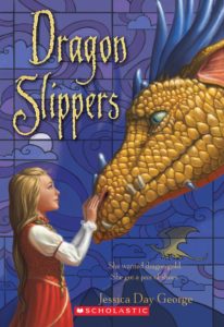 Mrs. C&#8217;s Virtual Book Talk: &#8220;Dragon Slippers&#8221; by Jessica Day George, Fountaindale Public Library